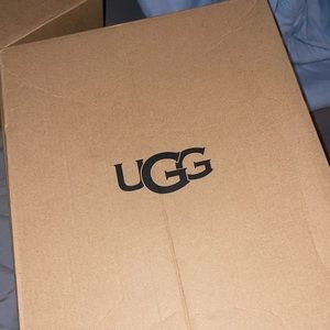 UGG Red Platform Slippers